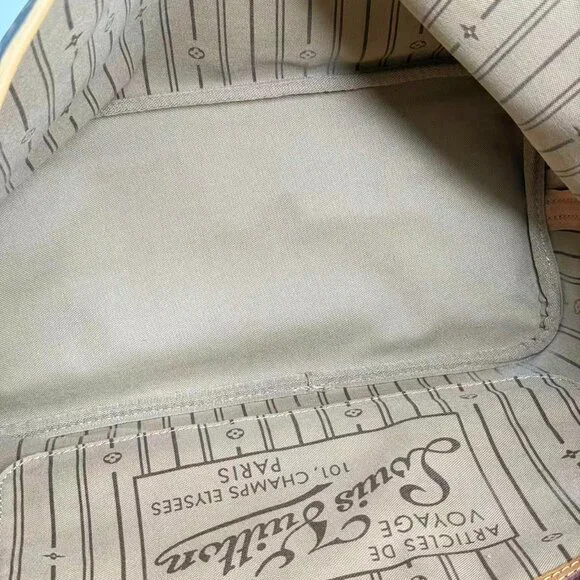 Louis Vuitton Monogram Canvas Neverfull MM Shoulder Bag Tote - Picture 6 of 6